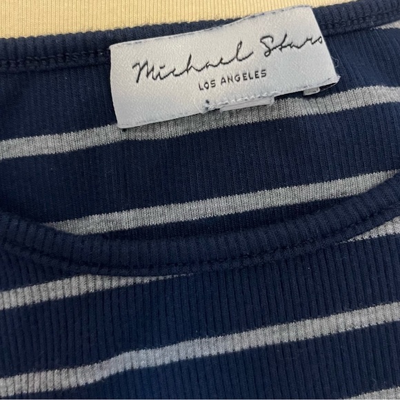 Joy Striped Ribbed Tee - Picture 8 of 8